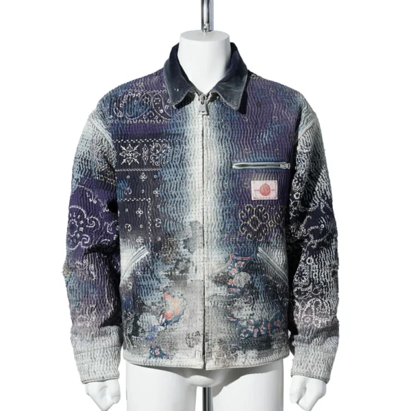 Proleta Re Art Uroboros Zip Work Jacket front side