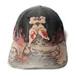 Proleta Re Art Meme Astro Buster black trucker cap front view