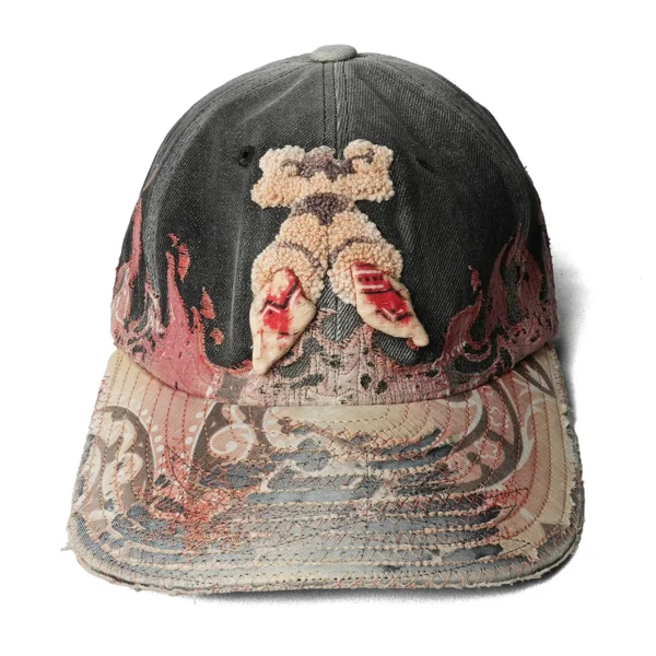 Proleta Re Art Meme Astro Buster black trucker cap front view