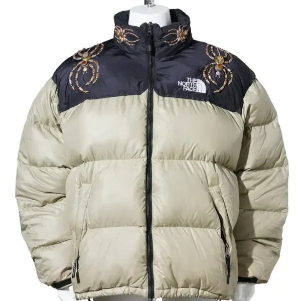 Proleta Re Art Studs Nuptse down jacket front view