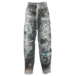 Proleta Re Art Uroboros double knee painter pants front view