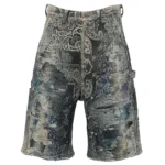 Proleta Re Art Uroboros Double Knee Painter Shorts front view