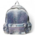 Proleta Re Art Uroboros huge navy backpack front view
