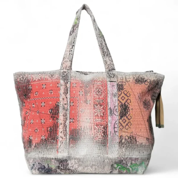 Proleta Re Art Uroboros large zip tote bag front view