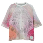 Proleta Re Art Uroboros pink T-shirt front view
