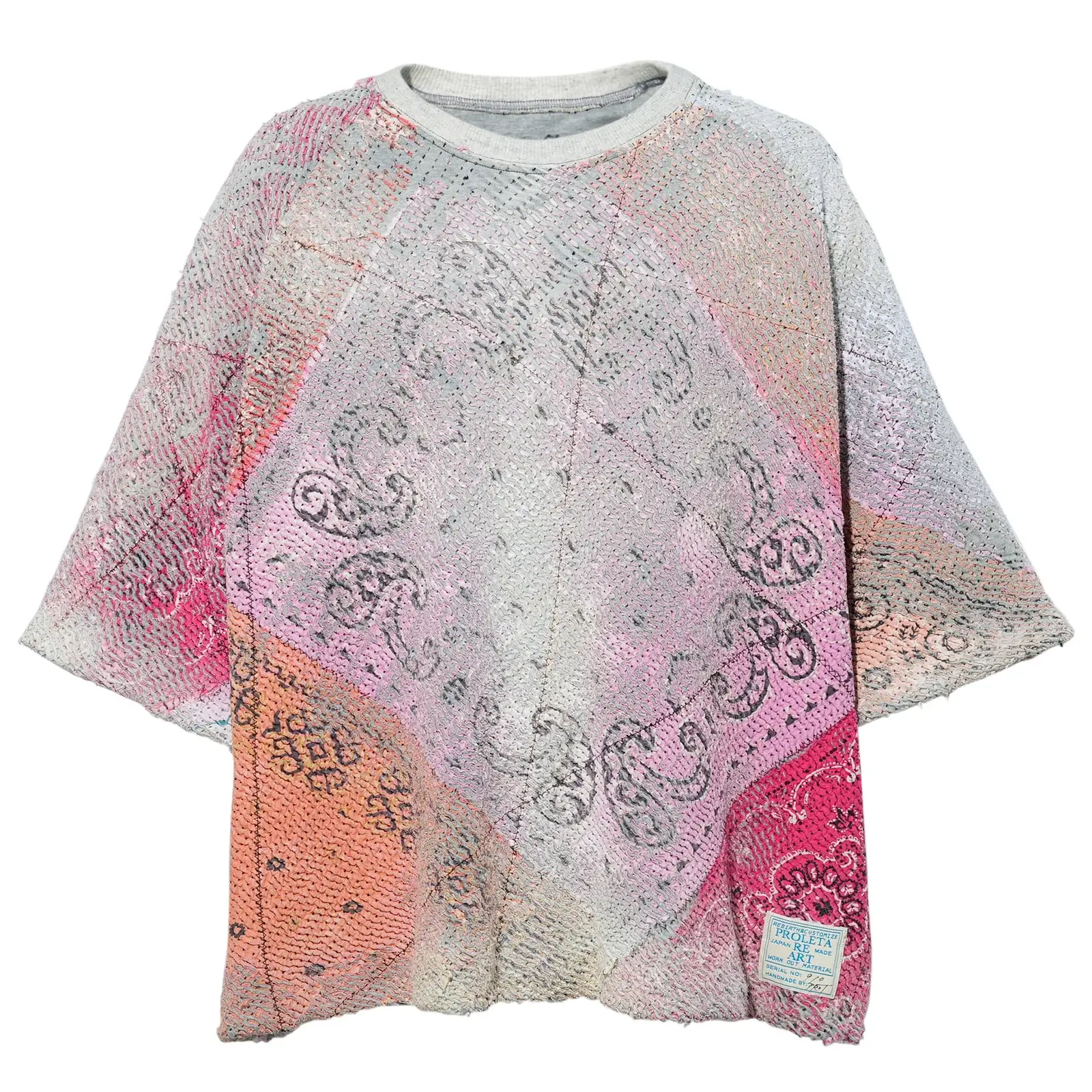 Proleta Re Art Uroboros Pink T-Shirt Proleta Re Art Uroboros pink T-shirt front view
